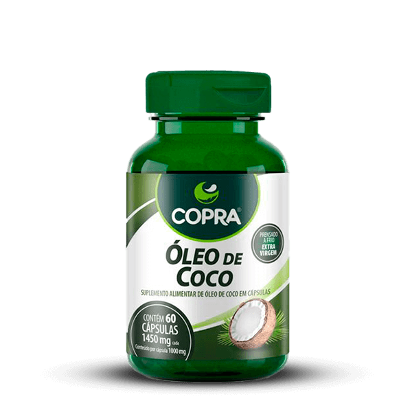 Óleo de Coco Extravirgem - 60 Cápsulas