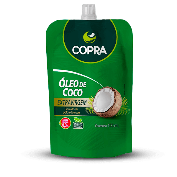 ÓLEO DE COCO EXTRA VIRGEM STAND POUCH 100 ML